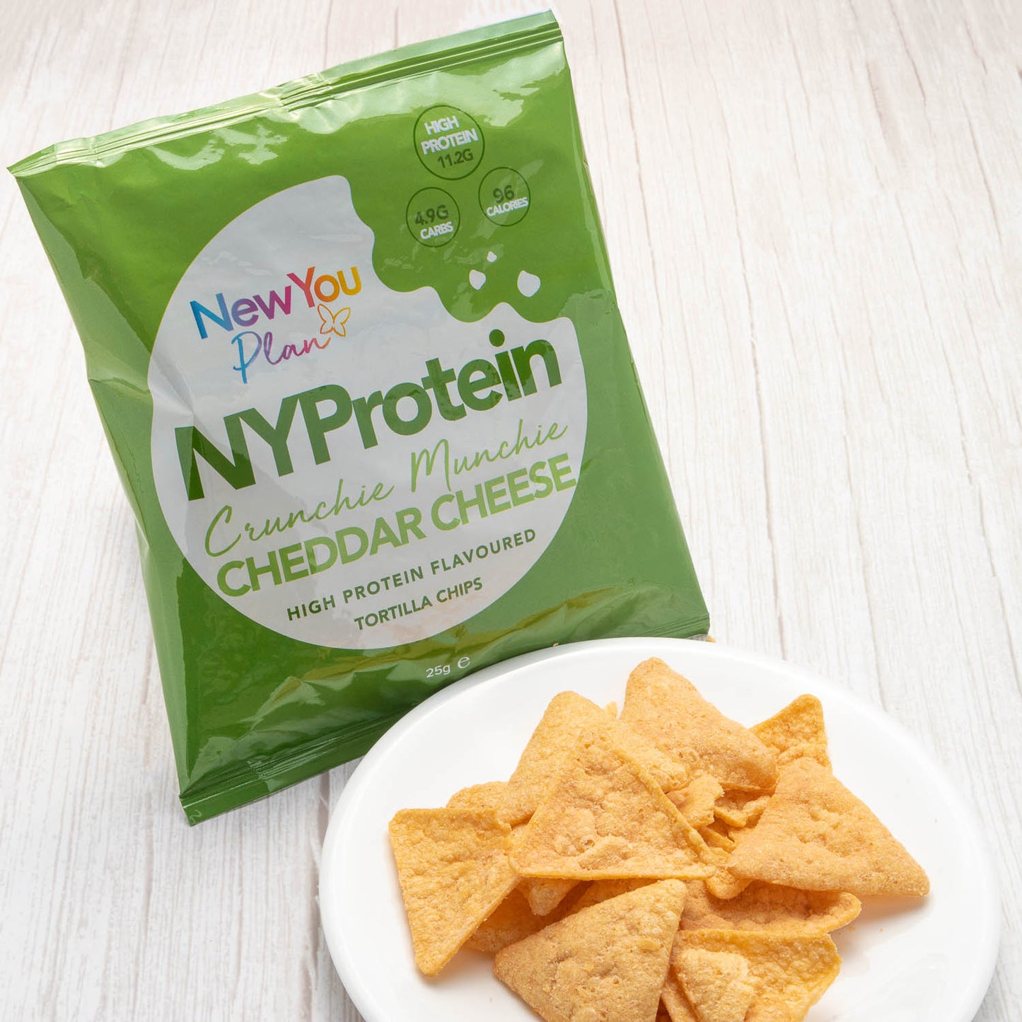 Vegetarian Low Calorie VLCD Cheddar Cheese Chips