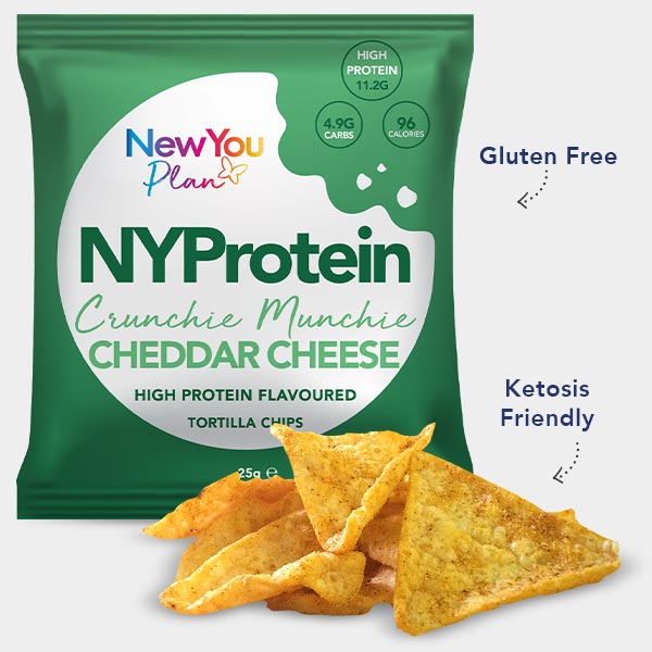 Vegetarian Low Calorie VLCD Cheddar Cheese Chips