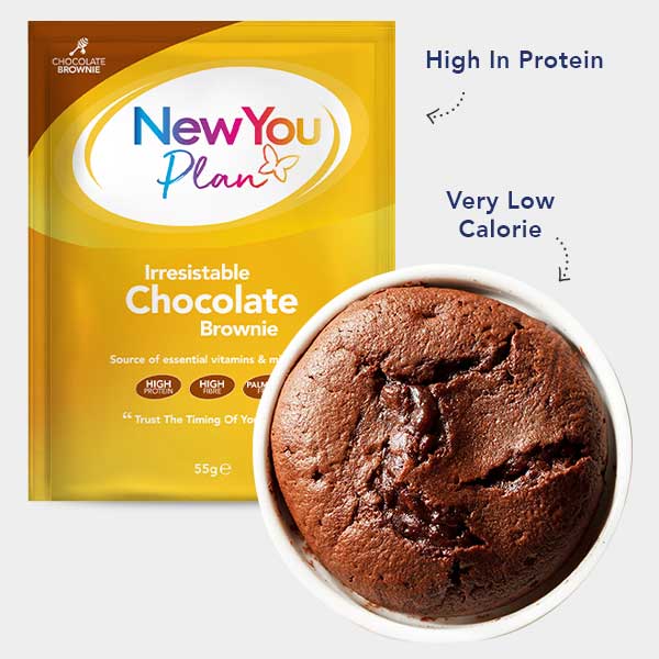 Vegetarian Low Calorie VLCD Chocolate Brownie