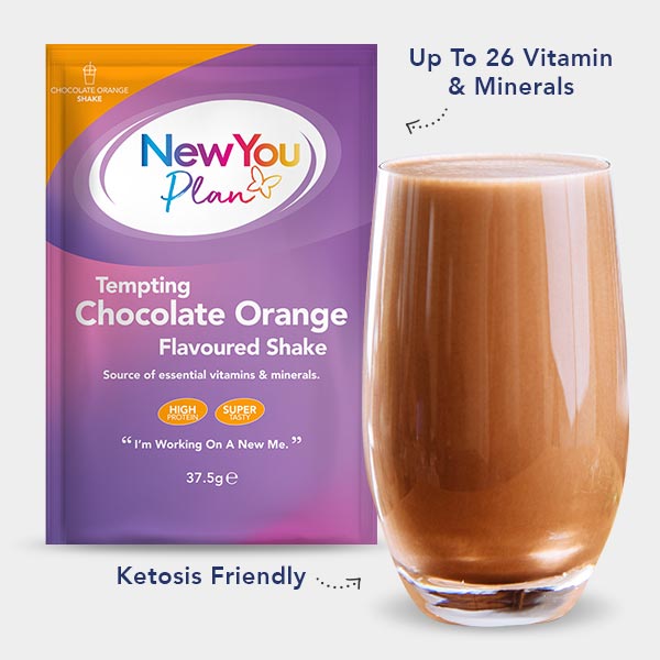 Vegetarian Low Calorie VLCD Chocolate Orange Shake