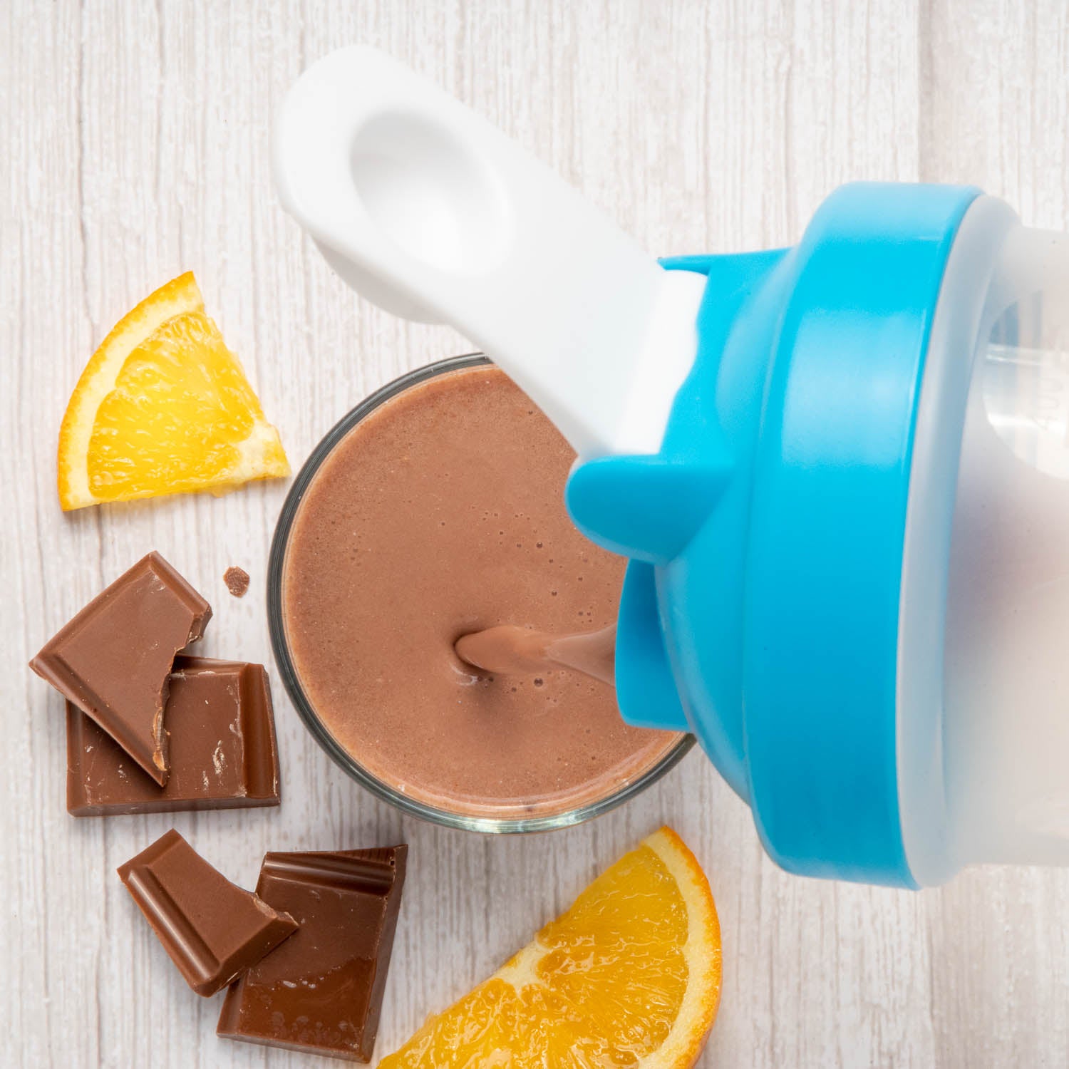 Vegetarian Low Calorie VLCD Chocolate Orange Shake