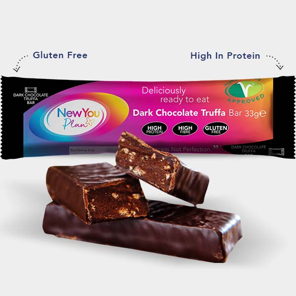 Vegetarian Low Calorie VLCD Dark Chocolate Truffa Total Bar