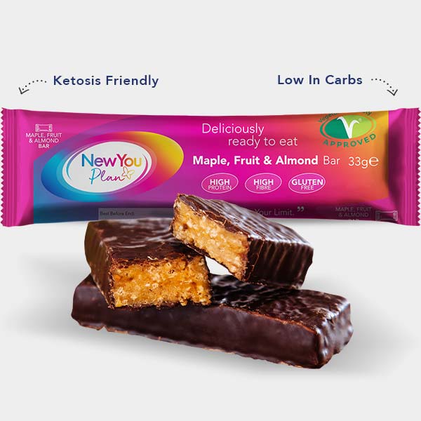 Vegetarian Low Calorie VLCD Maple Fruit Almond Total Bar