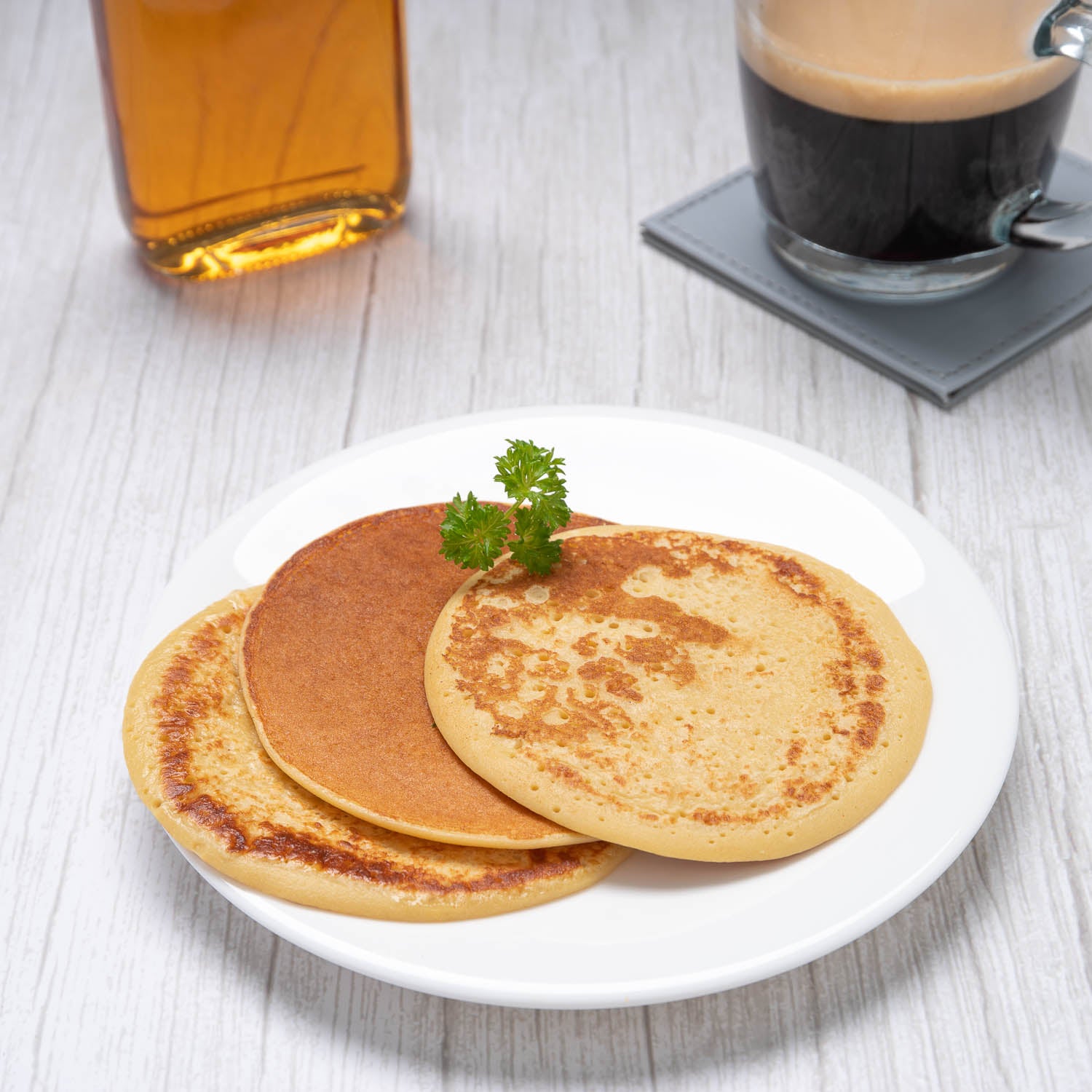 Vegetarian Low Calorie VLCD Maple Pancakes