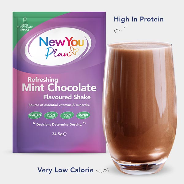 Vegetarian Low Calorie VLCD Mint Chocolate Shake