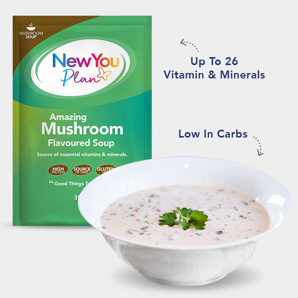 Vegetarian Low Calorie VLCD Mushroom Soup