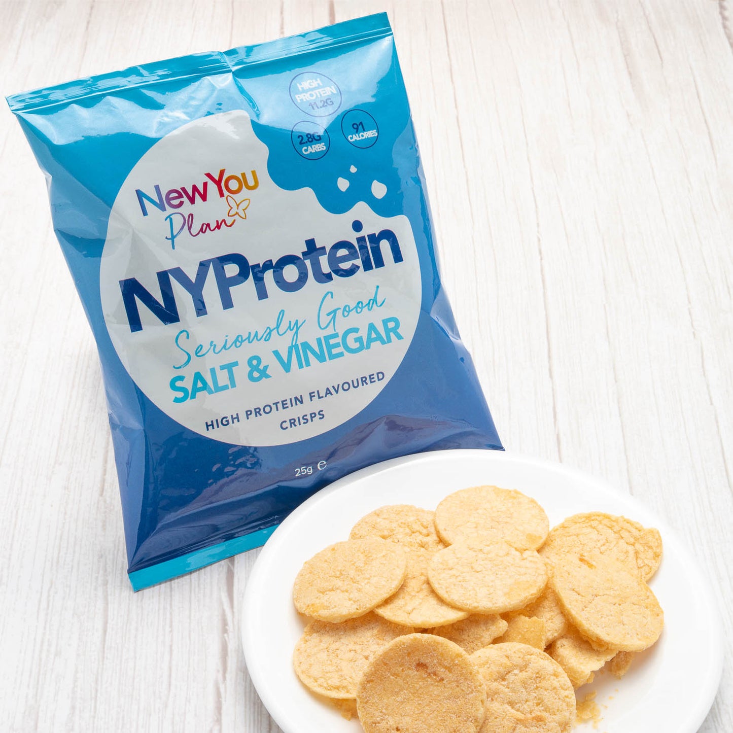 Vegetarian Low Calorie VLCD Salt Vinegar Chips