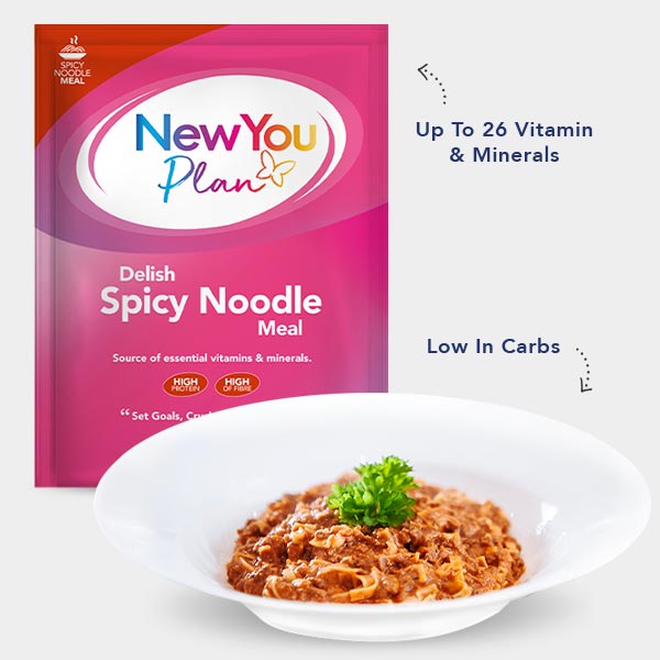 Vegetarian Low Calorie VLCD Spicy Noodle Nosh Meal