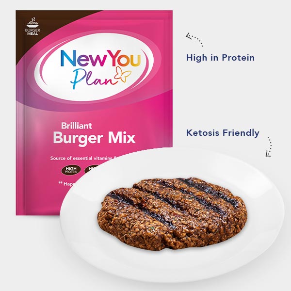 Vegetarian Low Calorie VLCD Ultimate Burger Meal