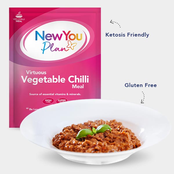 Vegetarian Low Calorie VLCD Vegetable Chili Meal